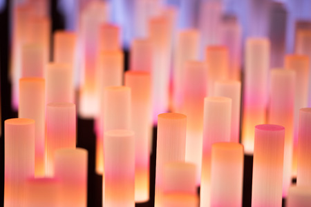 different colors neon tubes soft background texture