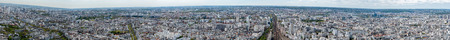 paris cityscape aerial landscape huge panoramaの写真素材