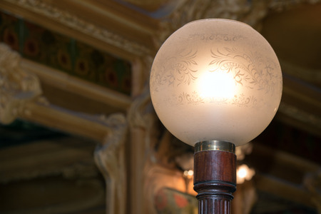 Isolated liberty style Spherical lampの写真素材