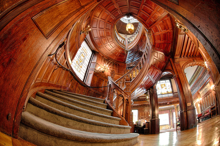 BALTIMORE, USA - JUNE 23, 2016 Engineers Club of Baltimor interior view. Garrett Jacobs Mansion is one of the most antique building in the town now available for  Wedding Ceremony, Reception and partyのeditorial素材