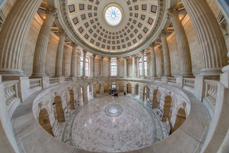 WASHINGTON, USA  - JUne 23, 2016 - Russel building senate capitol in washington dc viewのeditorial素材