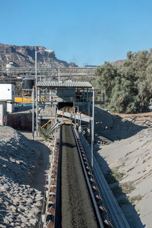 black phosphorus mine in california view detail close up
