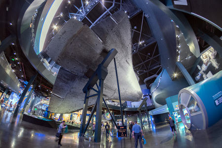 CAPE CANAVERAL, FL, USA - FEBRUARY, 7, 2017 -  Atlantis space ship cape canaveral displayed at NASA,...