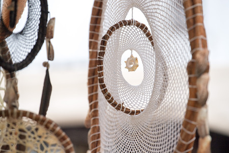Dream catcher close up detail viewの写真素材