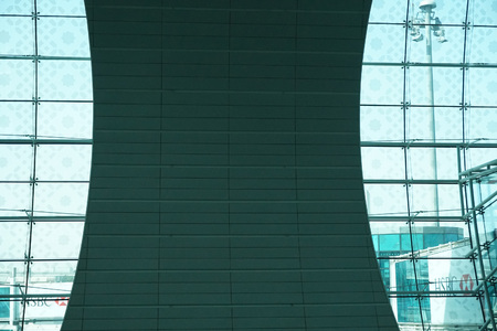 DUBAI, UAE - AUGUST 14 2017 - Dubai International Airport is the primary international airport serving Dubai, United Arab Emirates and is the world's busiest airport by international passenger trafficのeditorial素材