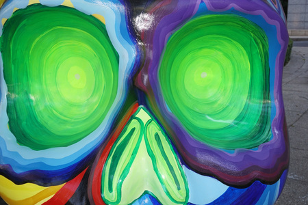 MEXICO CITY, MEXICO - NOVEMBER 5 2017 - Day of  the dead  Spanish Dia de Muertos is a multy day holiday celebrated throughout in Mexico and  United States. Mexican pray for friends and family members.のeditorial素材