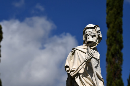 FLORENCE, ITALY - MARCH 26 2017 - The historical English Cemetery is now opened to public showing mervellous pieces of art and scupture.

のeditorial素材