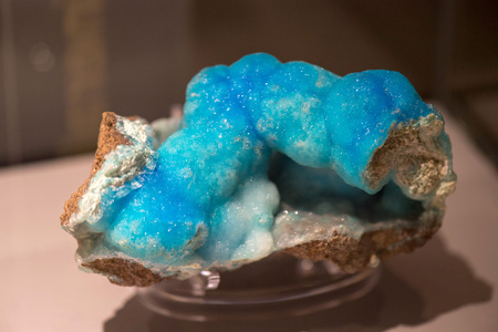 Emimorfite blue rockdetail macroの写真素材