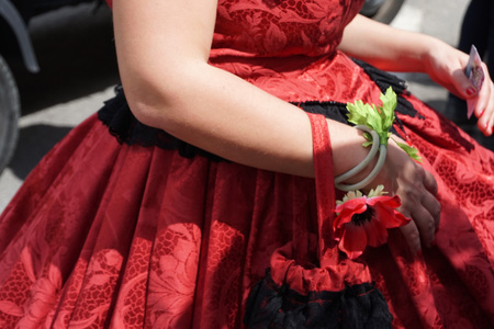 19 century female woman dress close up detail