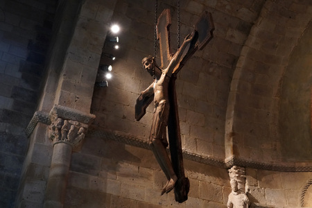 NEW YORK, USA - MAY 27 2018 - Heavenly Bodies: Fashion and the Catholic Imagination at Met museum features a dialogue between fashion and medieval artのeditorial素材