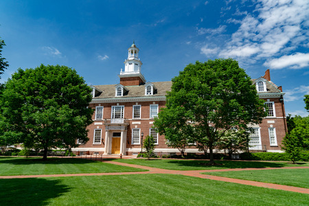 BALTIMORE, USA - MAY 21 2018-  john hopkins university in Baltimore  Maryland is the worldiwide know educational schoolのeditorial素材