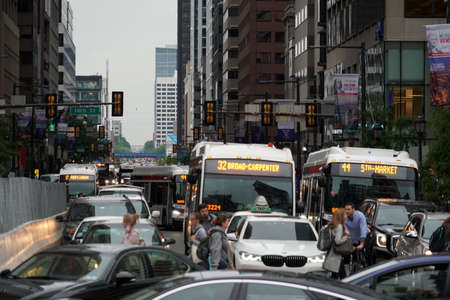 PHILADELPHIA, USA - MAY 23 2018 - Mural Arts Philadelphia is the nations largest public art programのeditorial素材