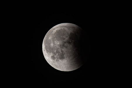 red moon eclipse on black