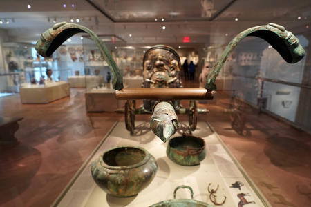 NEW YORK, USA - MAY 27 2018 - MET is the largest art museum in the United States with more than 7 million visitors per year, it is the third most visited art museum in the world,のeditorial素材