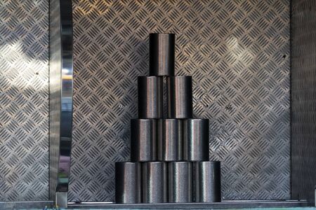 GENOA, ITALY - DECEMBER, 9 2018 - Traditional Christmas Luna Park Fun Fair is opened  the largest in europe with more than 15000 visitors per dayのeditorial素材