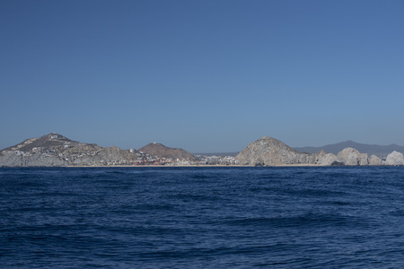 Cabo San Lucas Mexico view from Pacific ocean