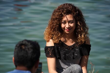 MEXICO CITY, FEBRUARY 3 2019 - Chapultepec is one of the largest city parks in the Western Hemisphere. Every sunday thousand of local mexican crowd the Castle and zooのeditorial素材