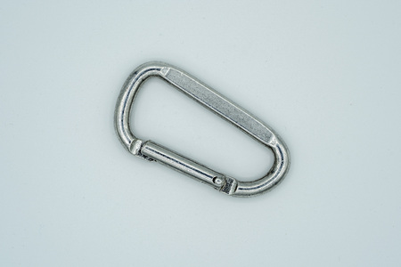Carabiner isolated on white background