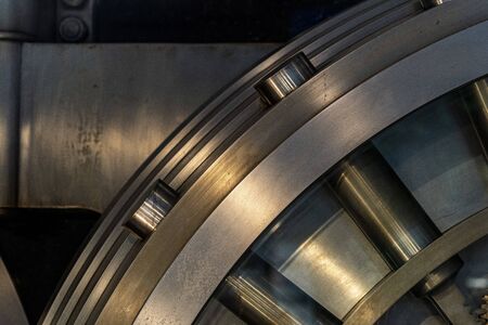 Huge safe detail close up