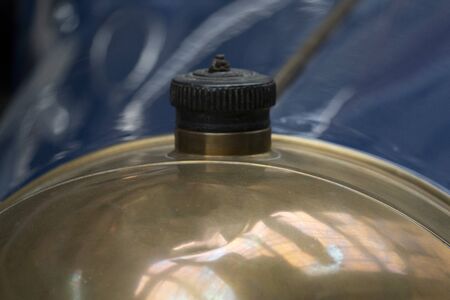 30s 1930 old style race car detailの写真素材