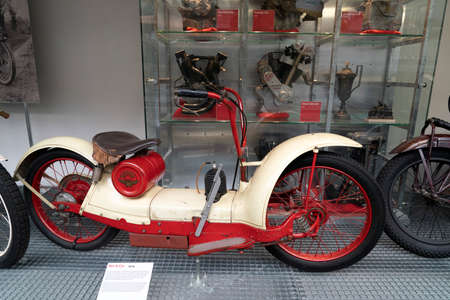 PRAGUE, CZECH REPUBLIC - JULY 17 2019 - Prague National Technical Museum established in 1908 with...