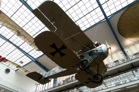 PRAGUE, CZECH REPUBLIC - JULY 17 2019 - Prague National Technical Museum established in 1908 with...