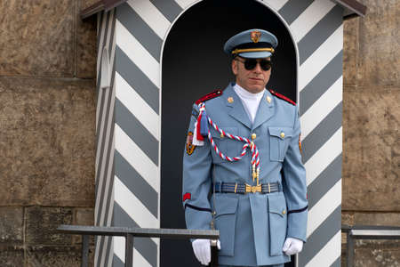 PRAGUE, CZECH REPUBLIC - JULY 15 2019 - Castle Medieval town famous landmarks of the cty are full of tourist in summer timeのeditorial素材