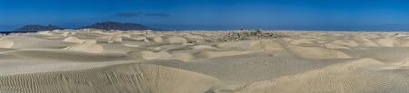 Bahia Magdalena desert sand dunes view in Baja California Sur Mexicoの写真素材