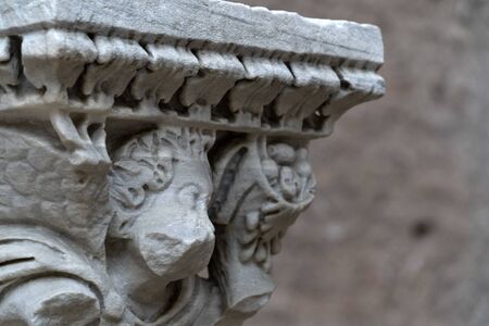 Bath of Diocletian in Rome viewの写真素材