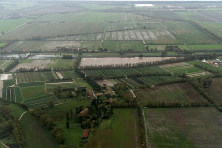 Lazio rome countryside farms aerial view