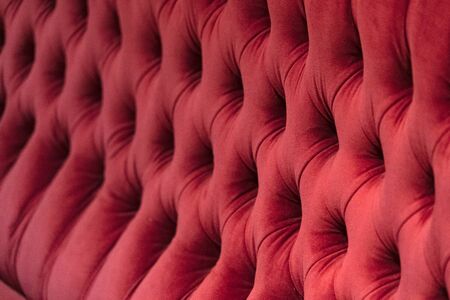 red velvet fabric texture detailの写真素材