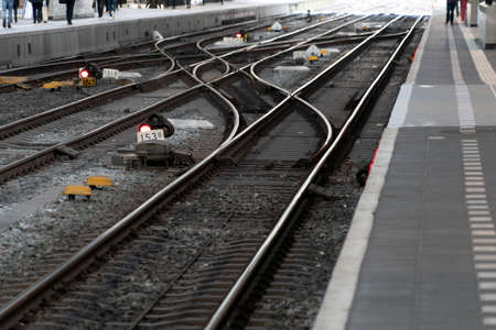 AMSTERDAM, NETHERLAND - FEBRUARY 25 2020 - Central station is The medieval city center leaving today...