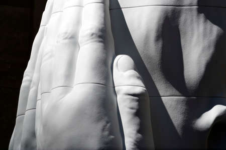 NEW YORK, USA - MAY 5 2019 -  Frieze Sculpture is a art initiative, presented at Rockefeller Center,...