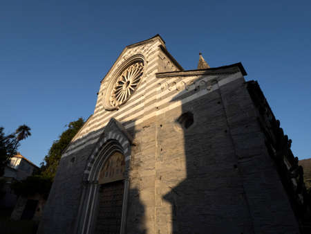 Fieschi church basilica in Lavagna Italyの写真素材