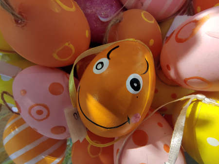nemo clown fish Easter eggs and decorations detail