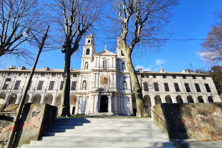 Acquasanta cathedral holy water catholic church Genoa, Italy