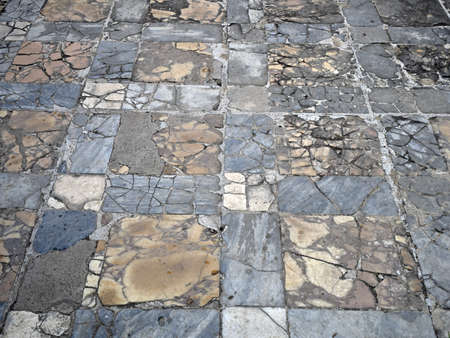 old ancient ostia archeological site ruinsの写真素材