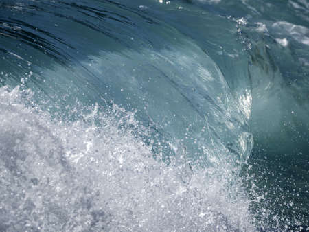 Sea wave on the shore detailの写真素材