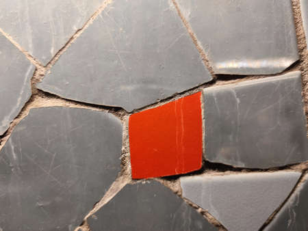 ceramic tile wall detail mosaic