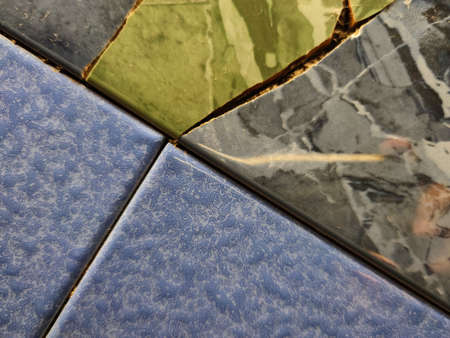 ceramic tile wall detail mosaic
