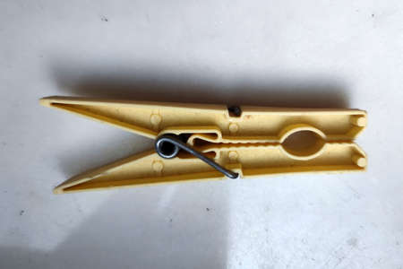 Old clothespin macro detail close up
