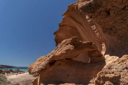 volcano rock and stone baja california sur mexicoの写真素材