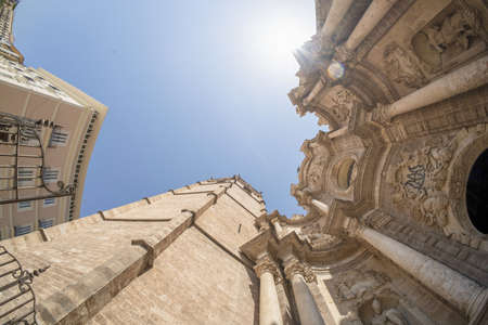 Valencia Spain historic gothic cathedral church