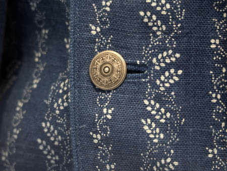 tyrol style dress fabric detail austria close up