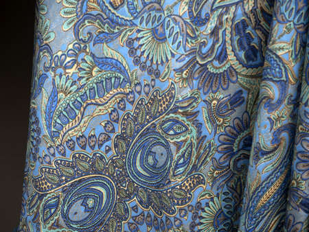 oriental style indian fabric detail texture
