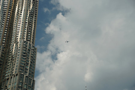 south manhattan new york skyscraper buildings cityscapeの写真素材