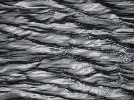 the Water texture with reflecting sunlight looking like liquid metal