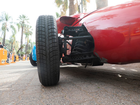 SANREMO, ITALY - OCTOBER 15 2023 - Historical Automobile Revival of the Circuit of Ospedaletti a competition in the streets of Ospedalettiのeditorial素材