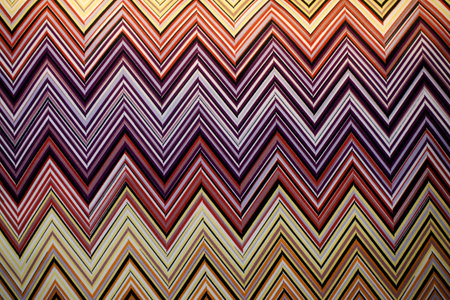 a rainbow colors fabric close up detail