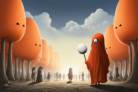 Combat Islamophobia world international day, abstract illustrationの素材
